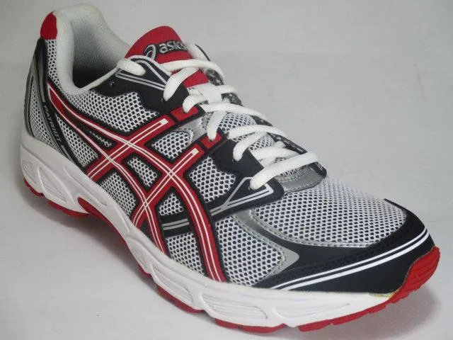 Asics men's running shoe PATRIOT 6 T3G0N 0123 white red black