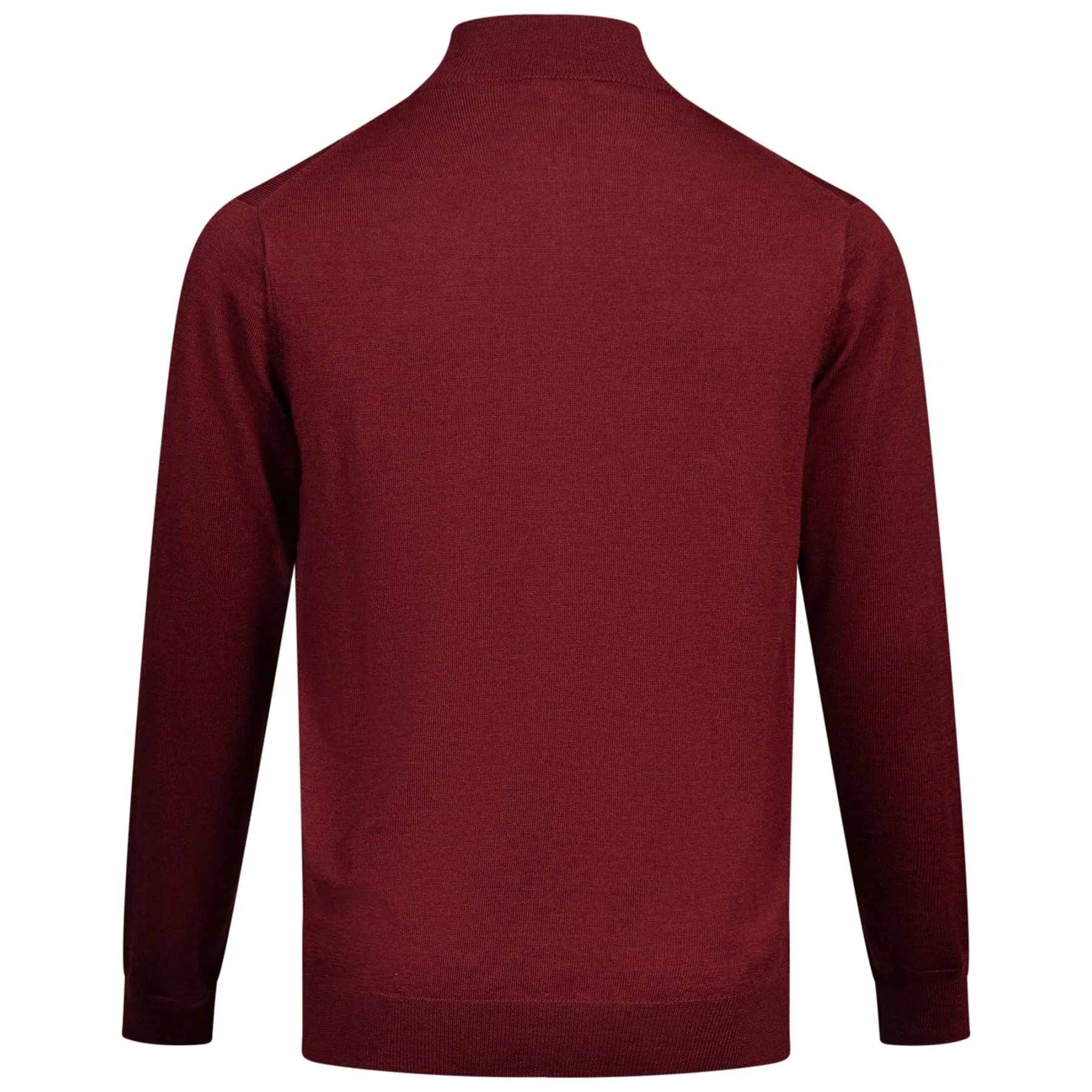 Autumn Crest Quarter Zip Knit Celosia Red - AW24