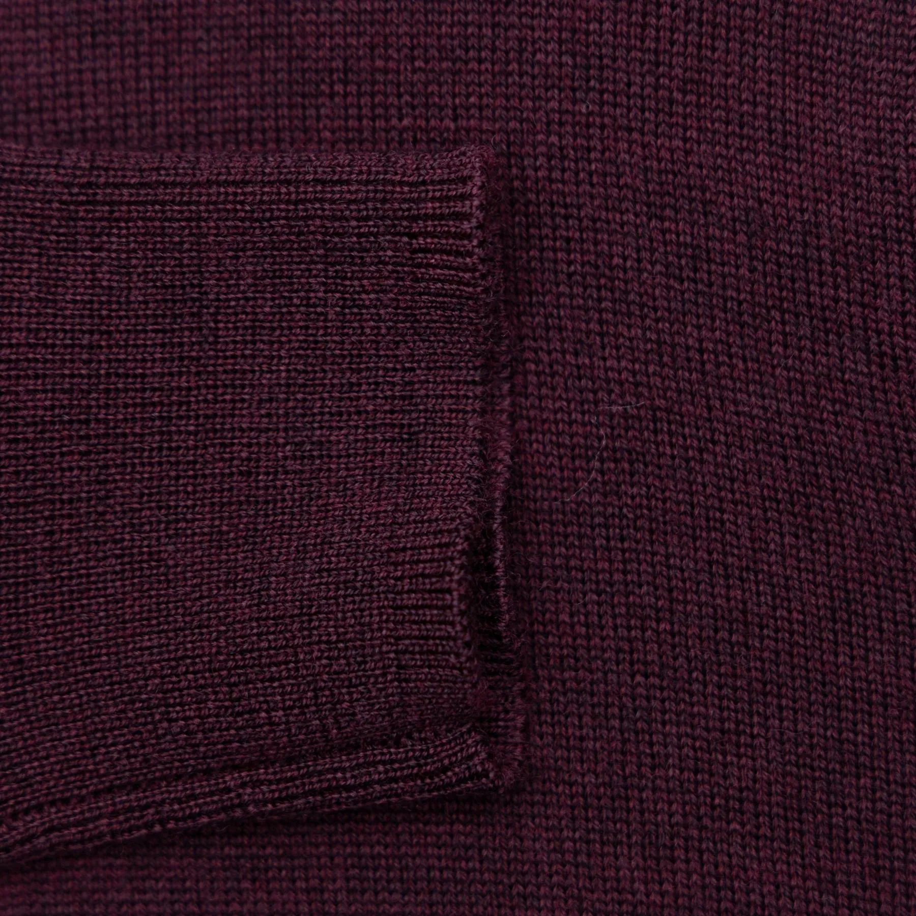 Autumn Crest Quarter Zip Merino Knit Mid Layer Cranberry - AW23