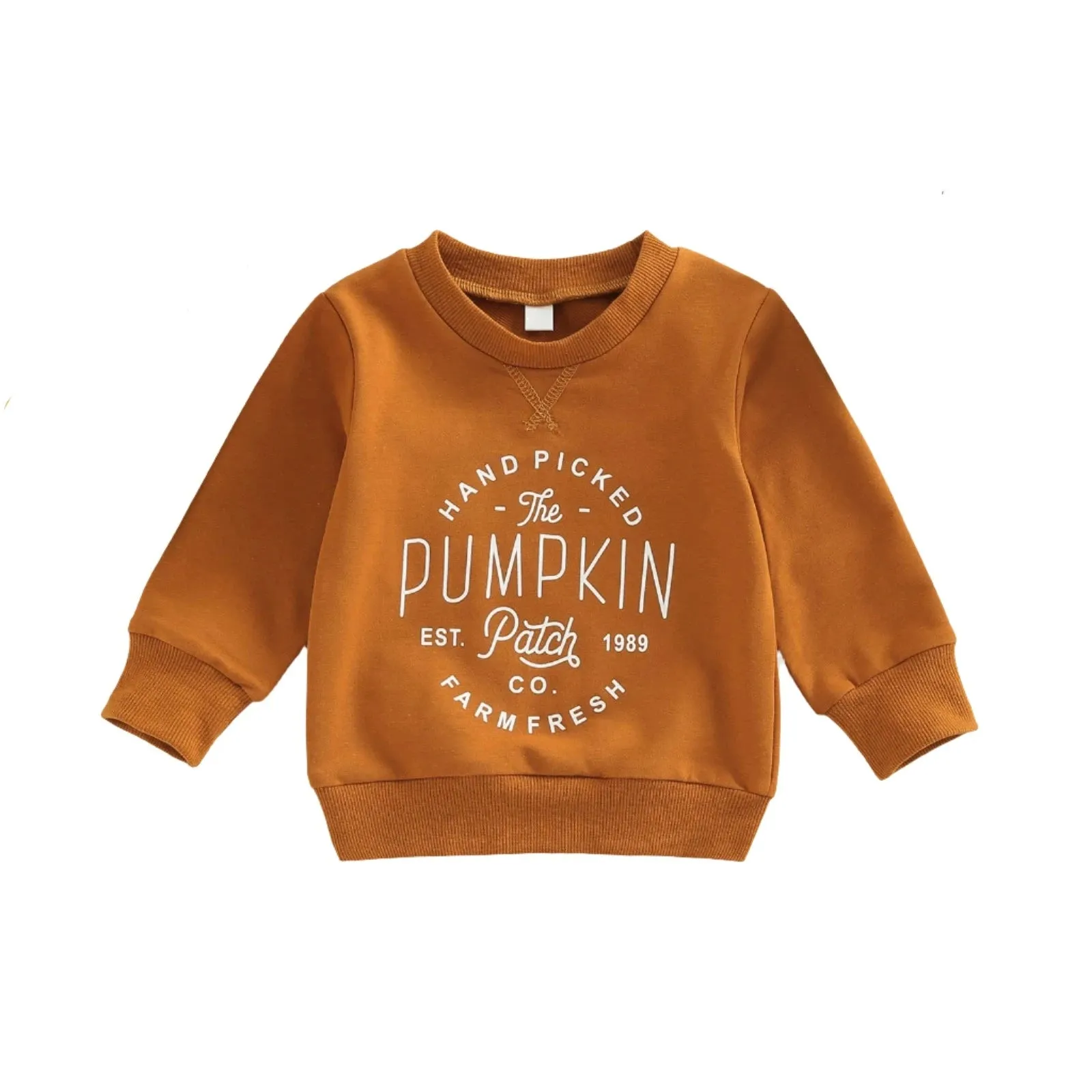 Autumn Pumpkin Patch Sweatshirt Fall Little Kids (to 5/6)