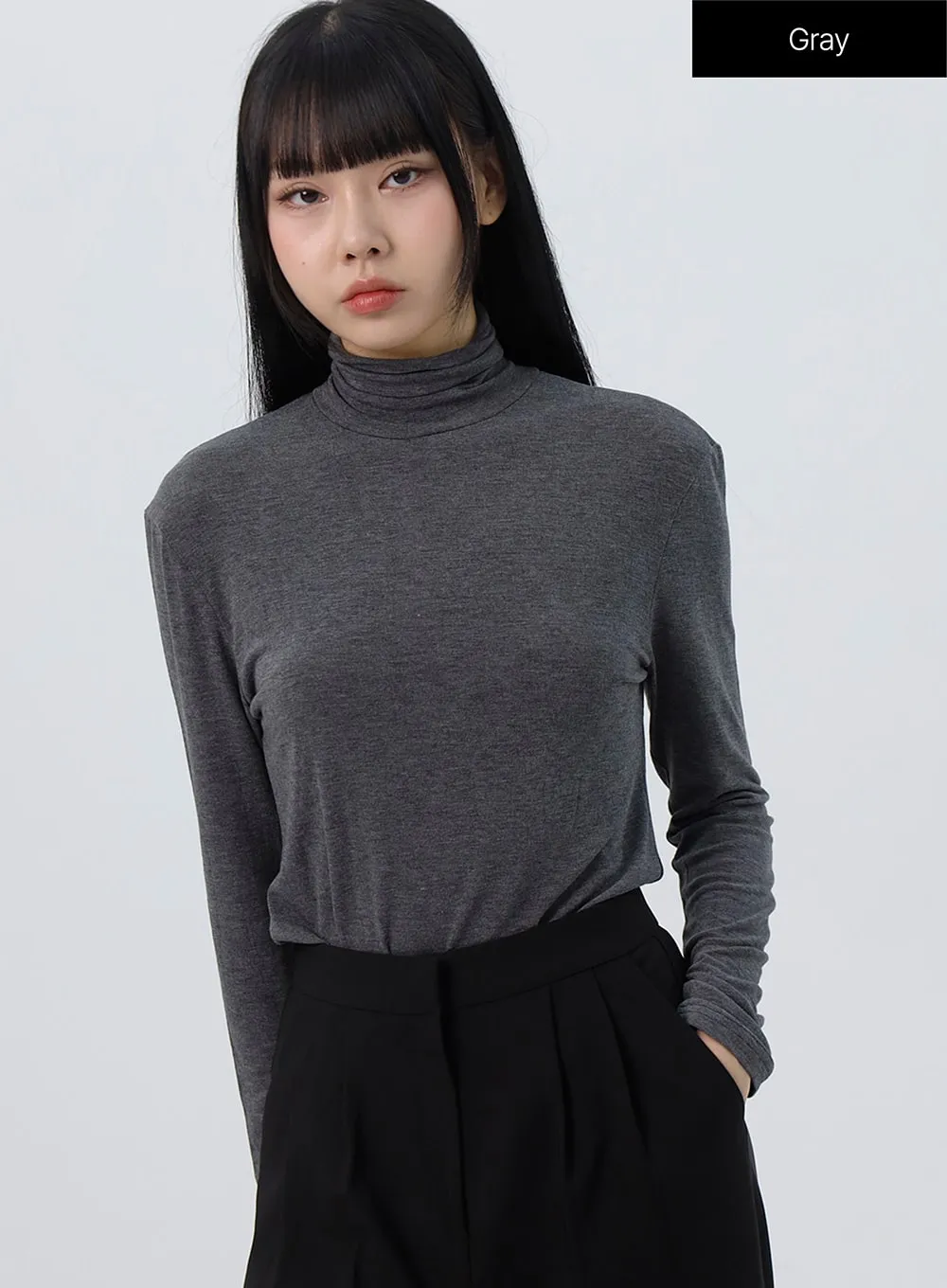 Autumn Turtleneck Top IO326