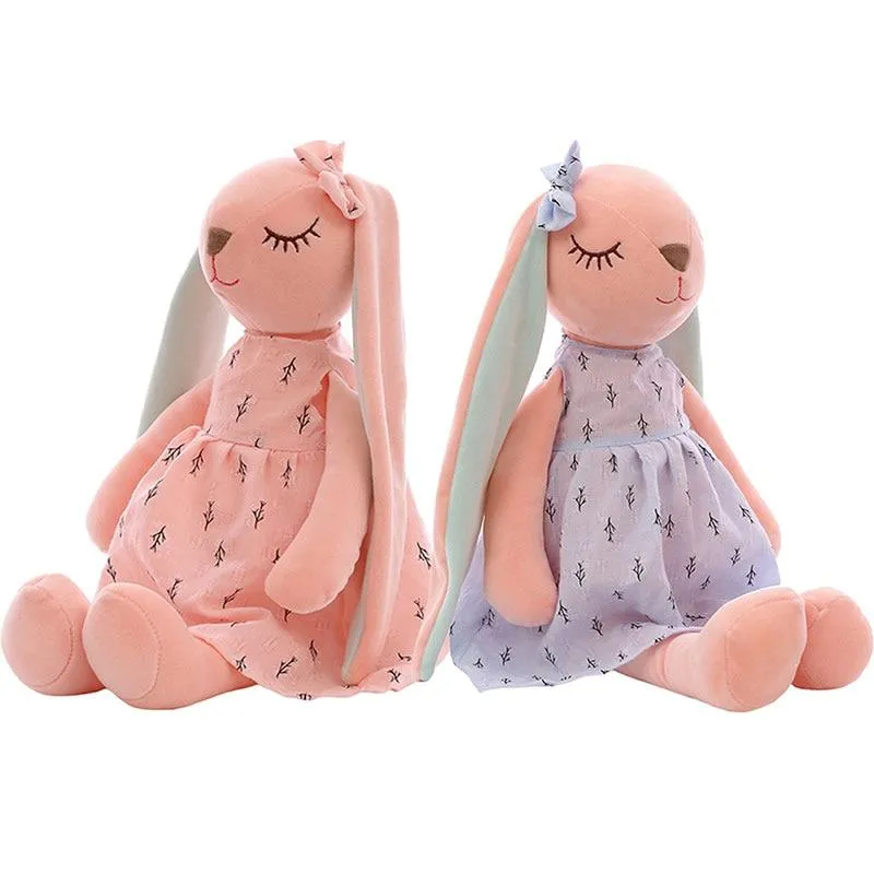 Baby Comforter Toys Plush Bunny Doudou Bebe Sleeping Towel Montessori Baby Rattles Stuffed Animals Appease Baby Toys 0 12 Months