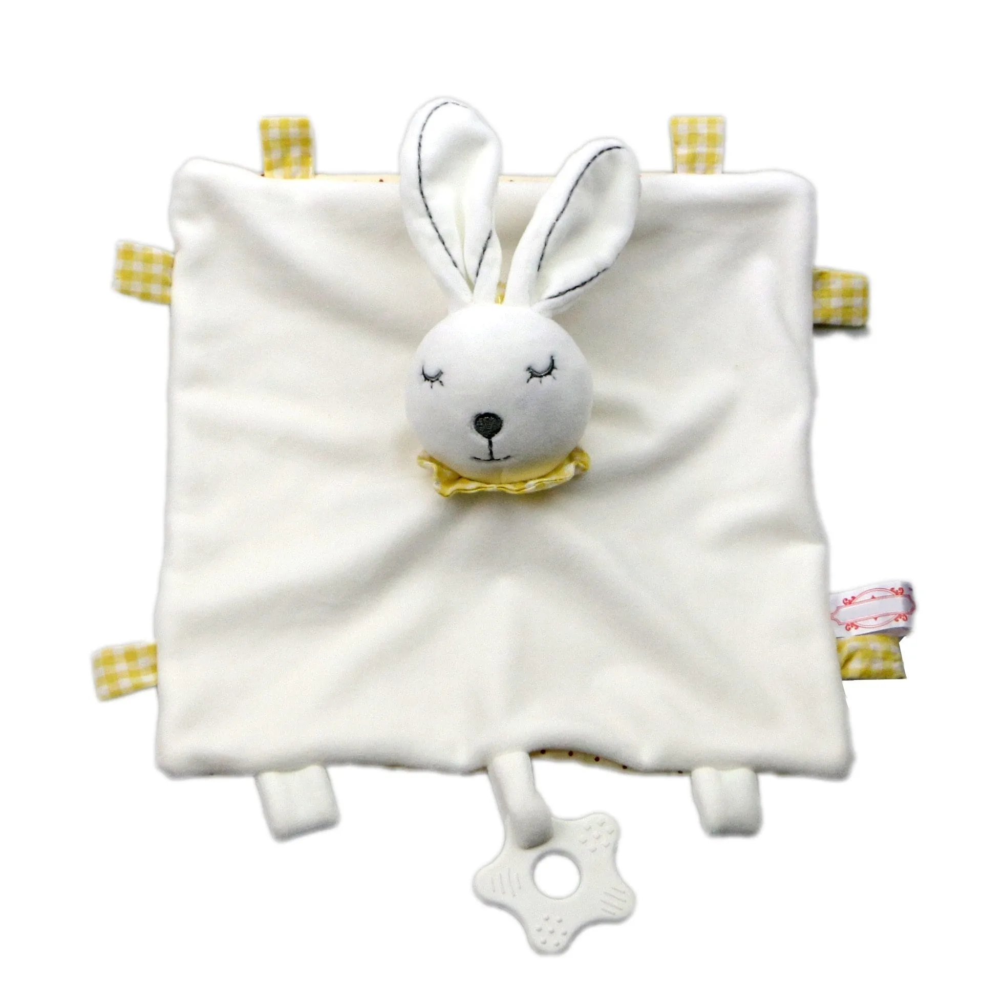 Baby Comforter Toys Plush Bunny Doudou Bebe Sleeping Towel Montessori Baby Rattles Stuffed Animals Appease Baby Toys 0 12 Months