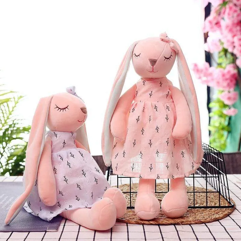 Baby Comforter Toys Plush Bunny Doudou Bebe Sleeping Towel Montessori Baby Rattles Stuffed Animals Appease Baby Toys 0 12 Months