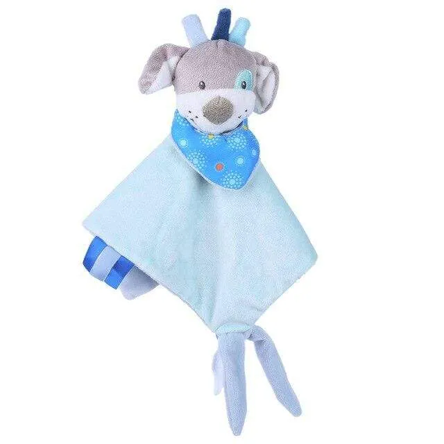 Baby Comforter Toys Plush Bunny Doudou Bebe Sleeping Towel Montessori Baby Rattles Stuffed Animals Appease Baby Toys 0 12 Months