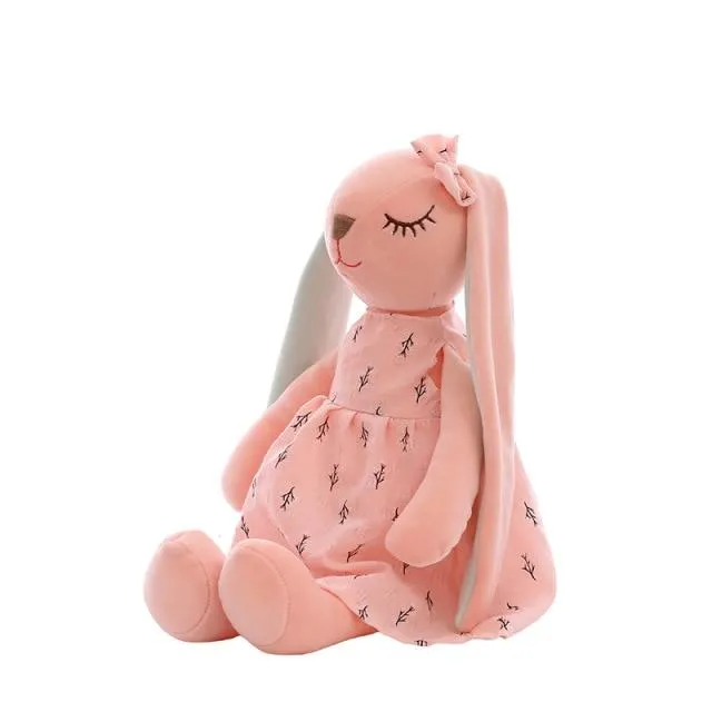 Baby Comforter Toys Plush Bunny Doudou Bebe Sleeping Towel Montessori Baby Rattles Stuffed Animals Appease Baby Toys 0 12 Months