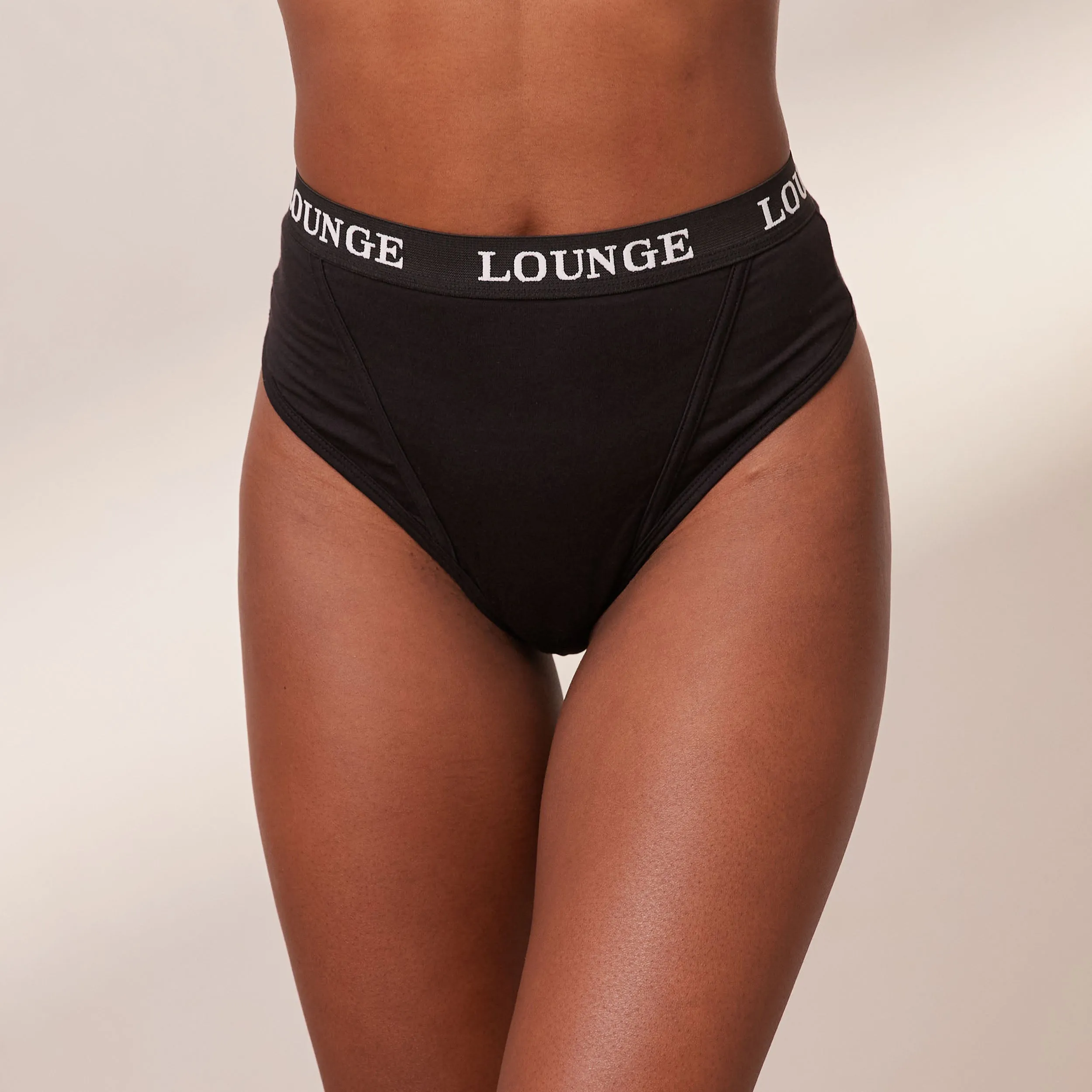 Bamboo Basic Thong - Black