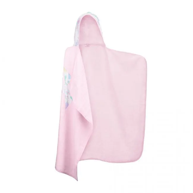 Bamboo Hooded Towel - Pink/Horses