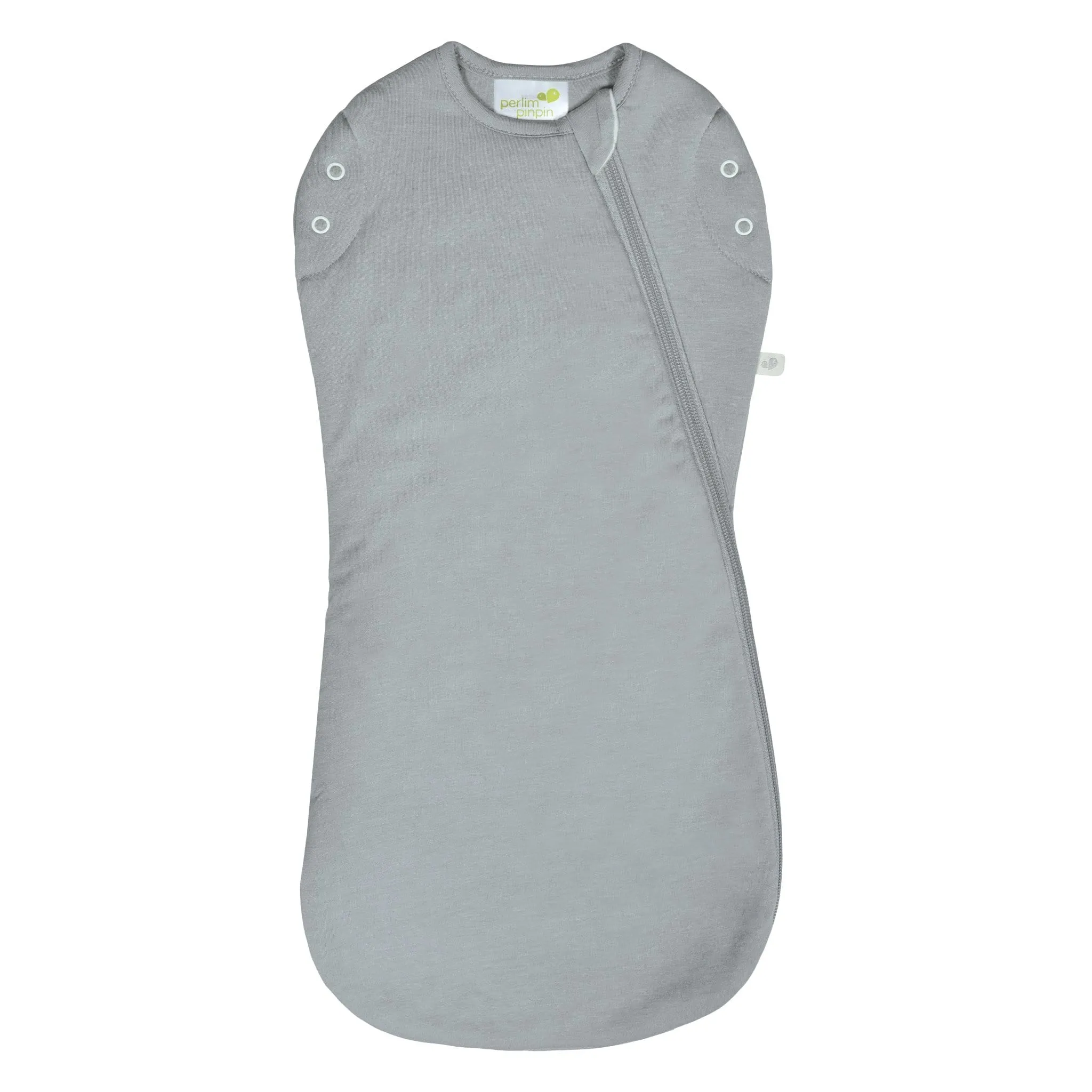 Bamboo newborn sleep sack - Pebble Gray (1.0 tog)