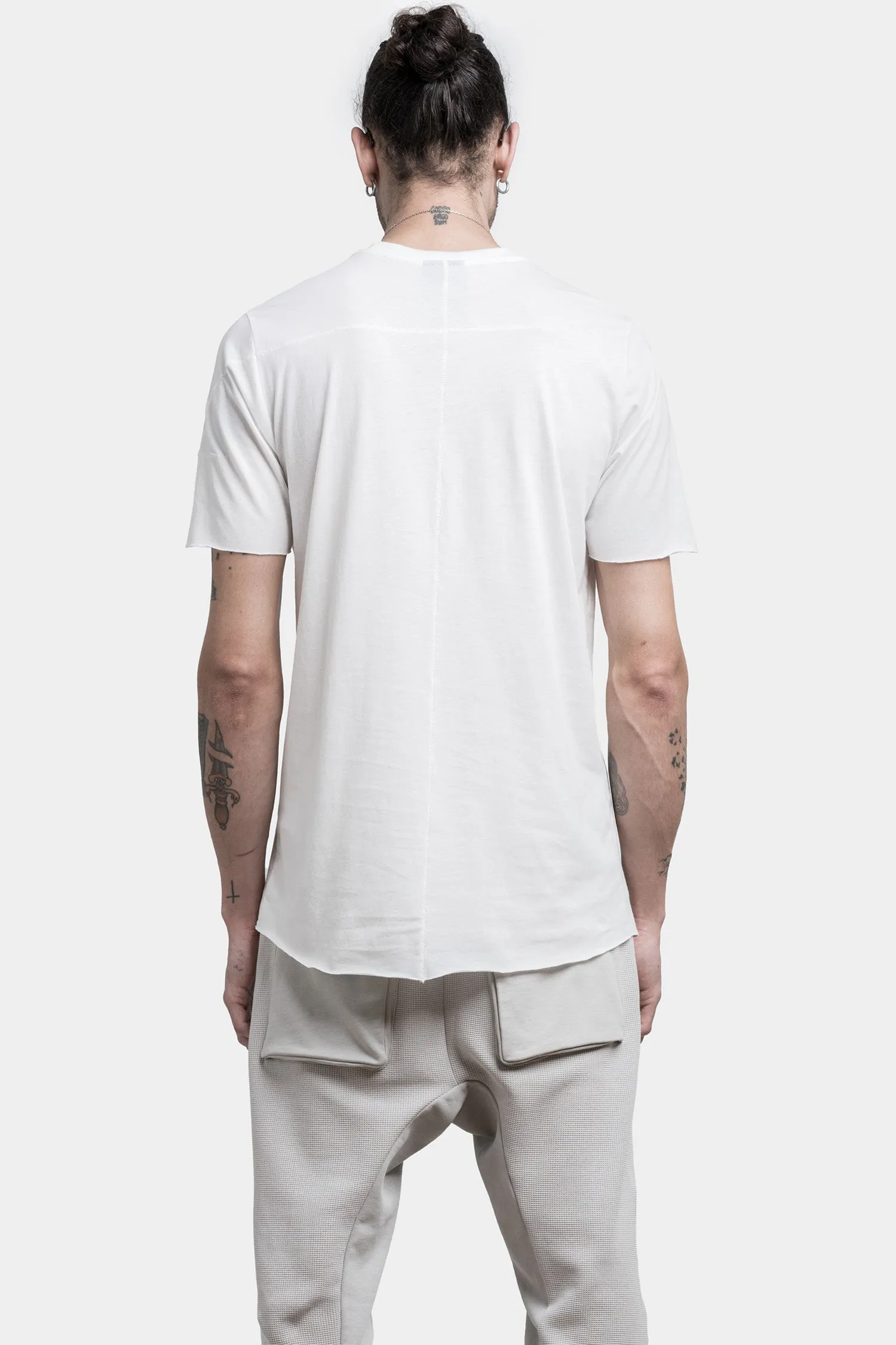 Basic cotton tee, White