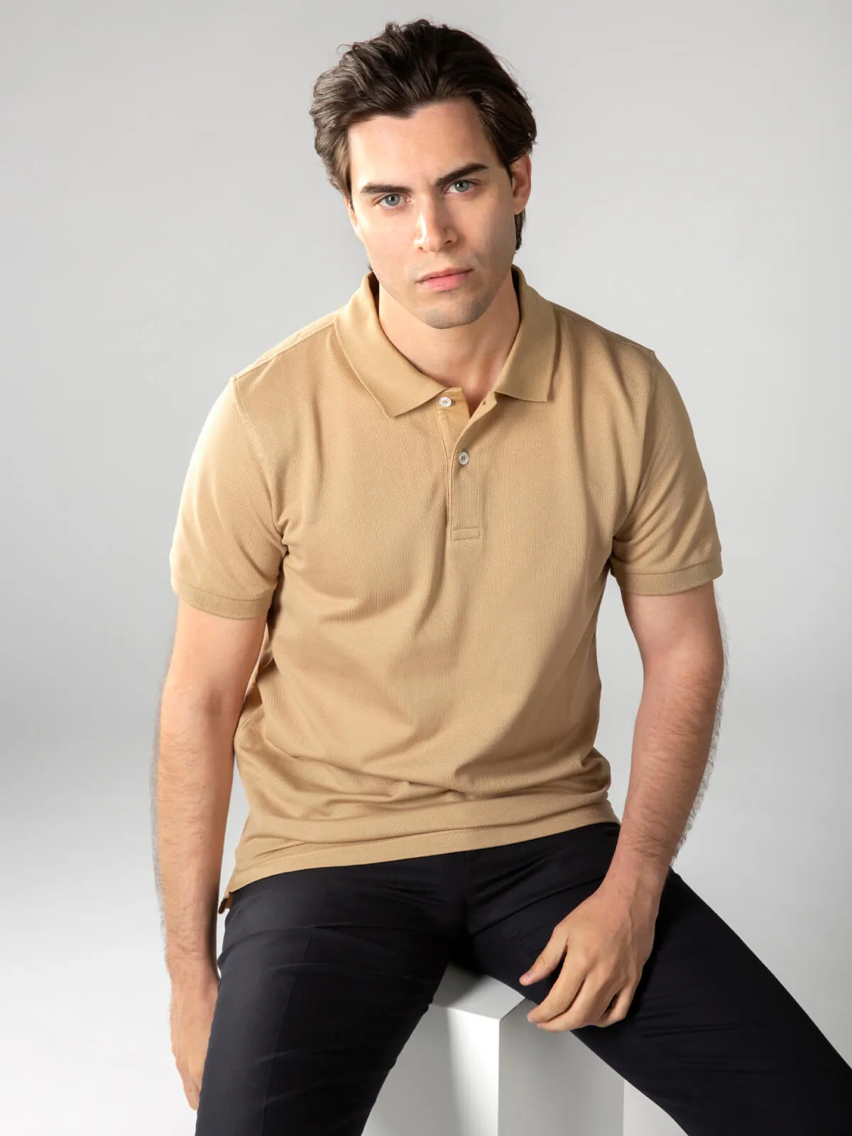 Beige Polo Shirt