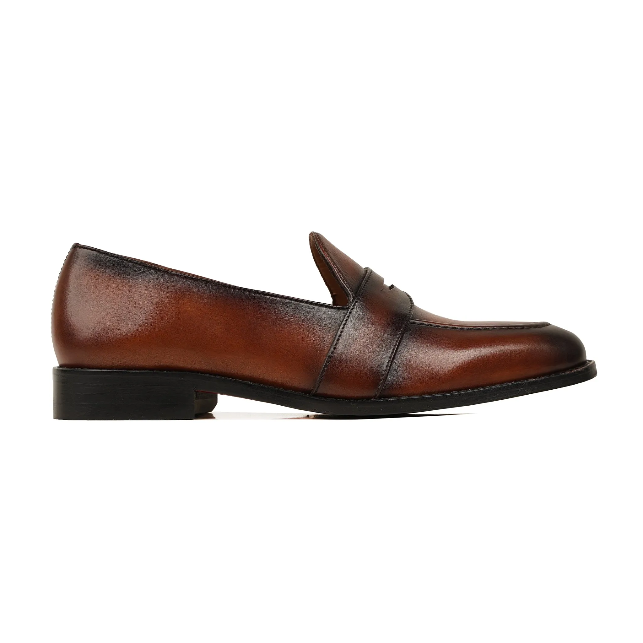 Bibai - Men's Brown Calf Leather Loafer