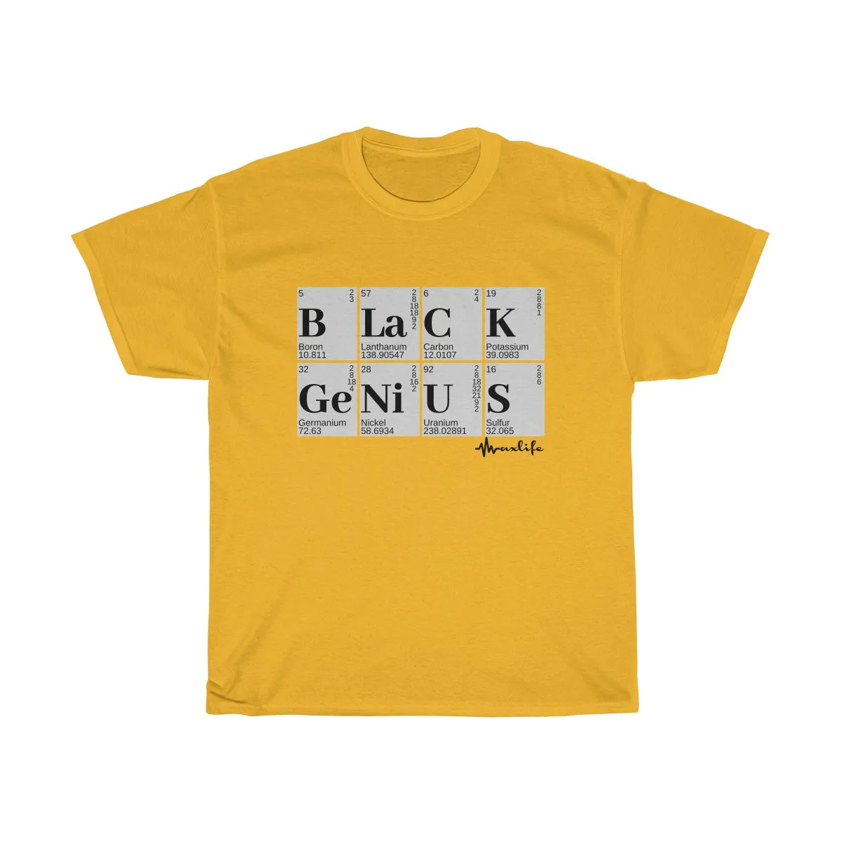 Black Genius by MAXLIFE (Short Sleeve Tee)