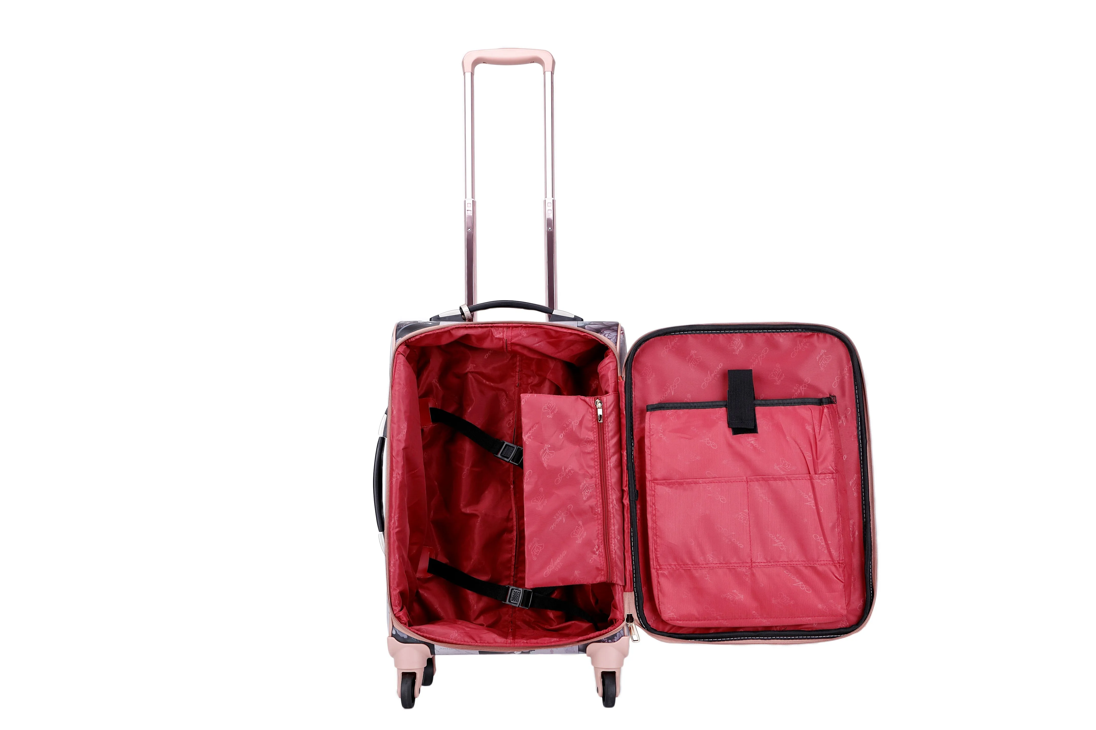 Blossomz Carry-On Wheeled Luggage