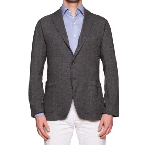 BOGLIOLI Milano "E-Line" Gray Wool-Cotton Unlined Jacket M NEW 40