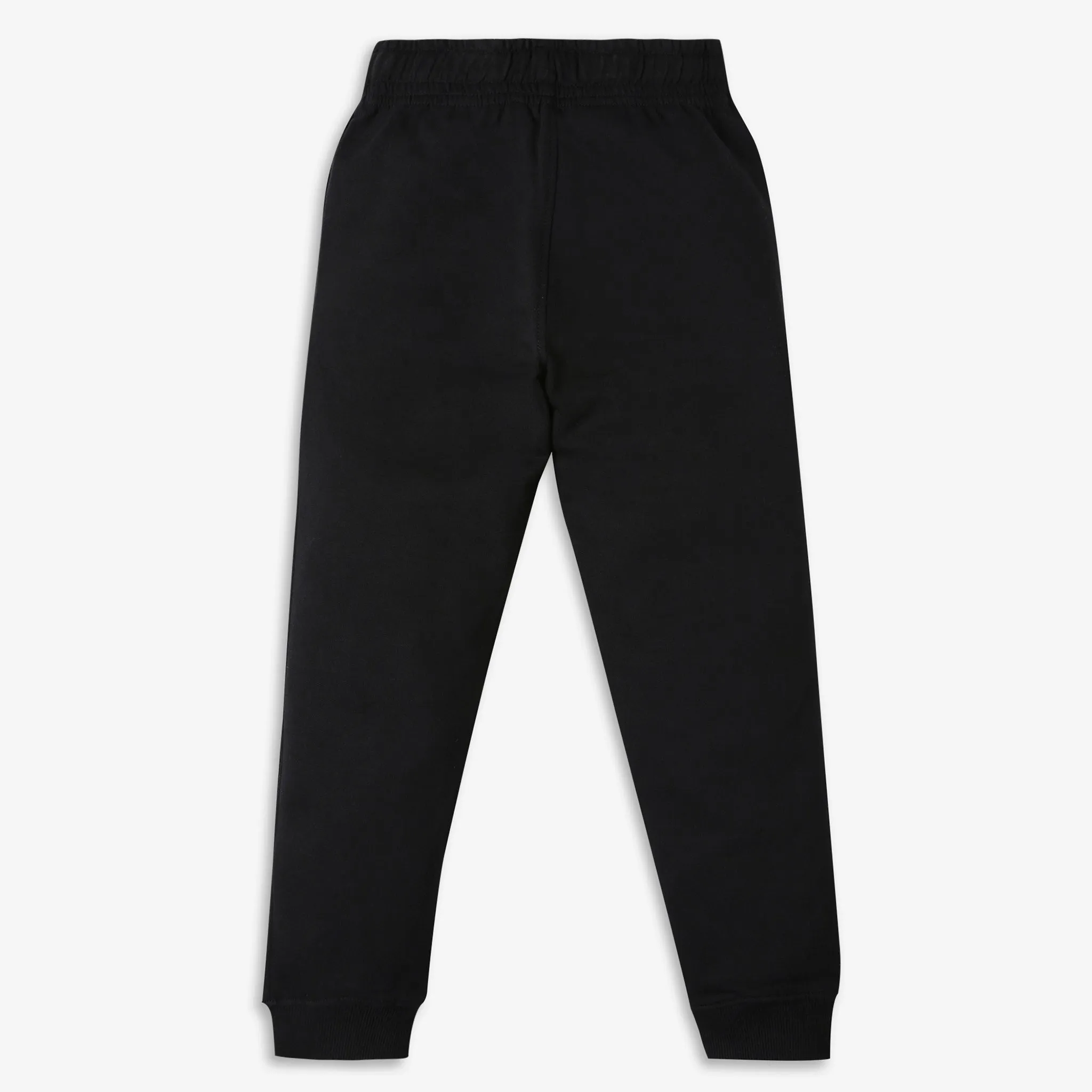 Boy's Regular Fit Solid Mid Rise Trackpants