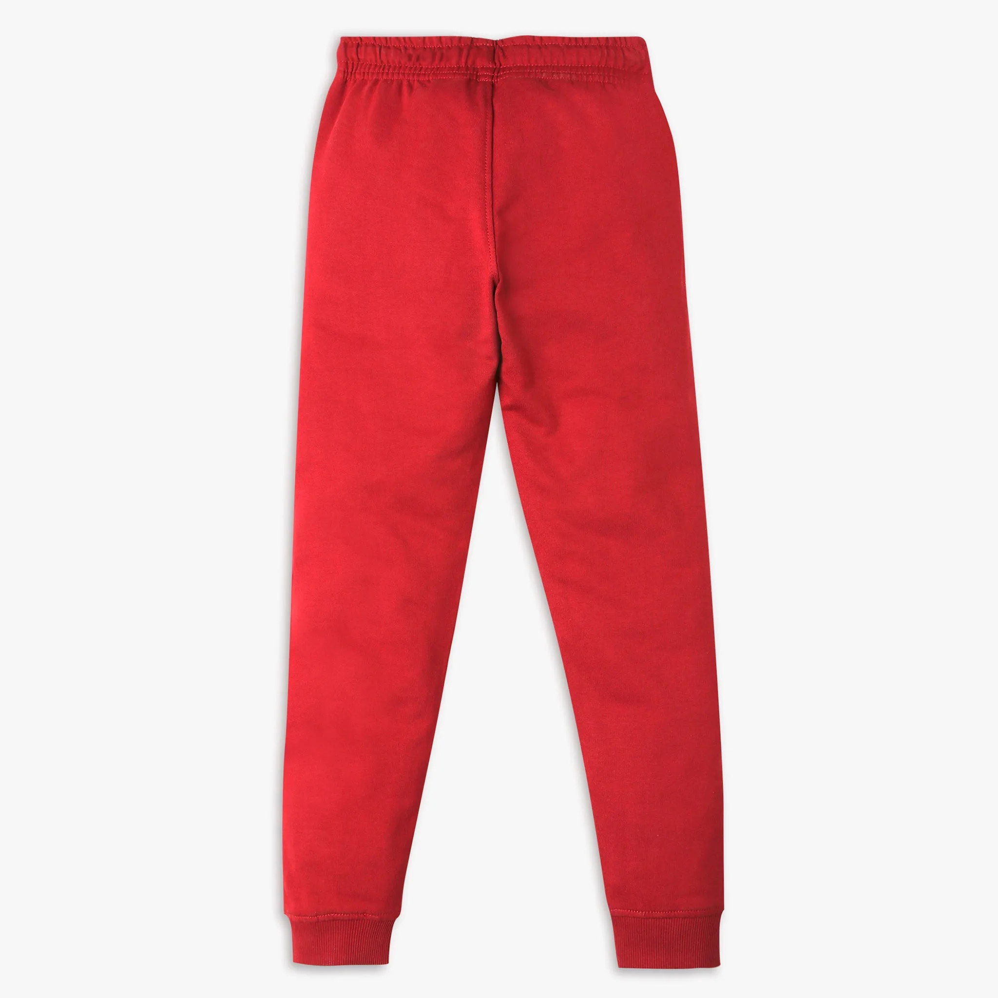 Boy's Regular Fit Solid Mid Rise Trackpants