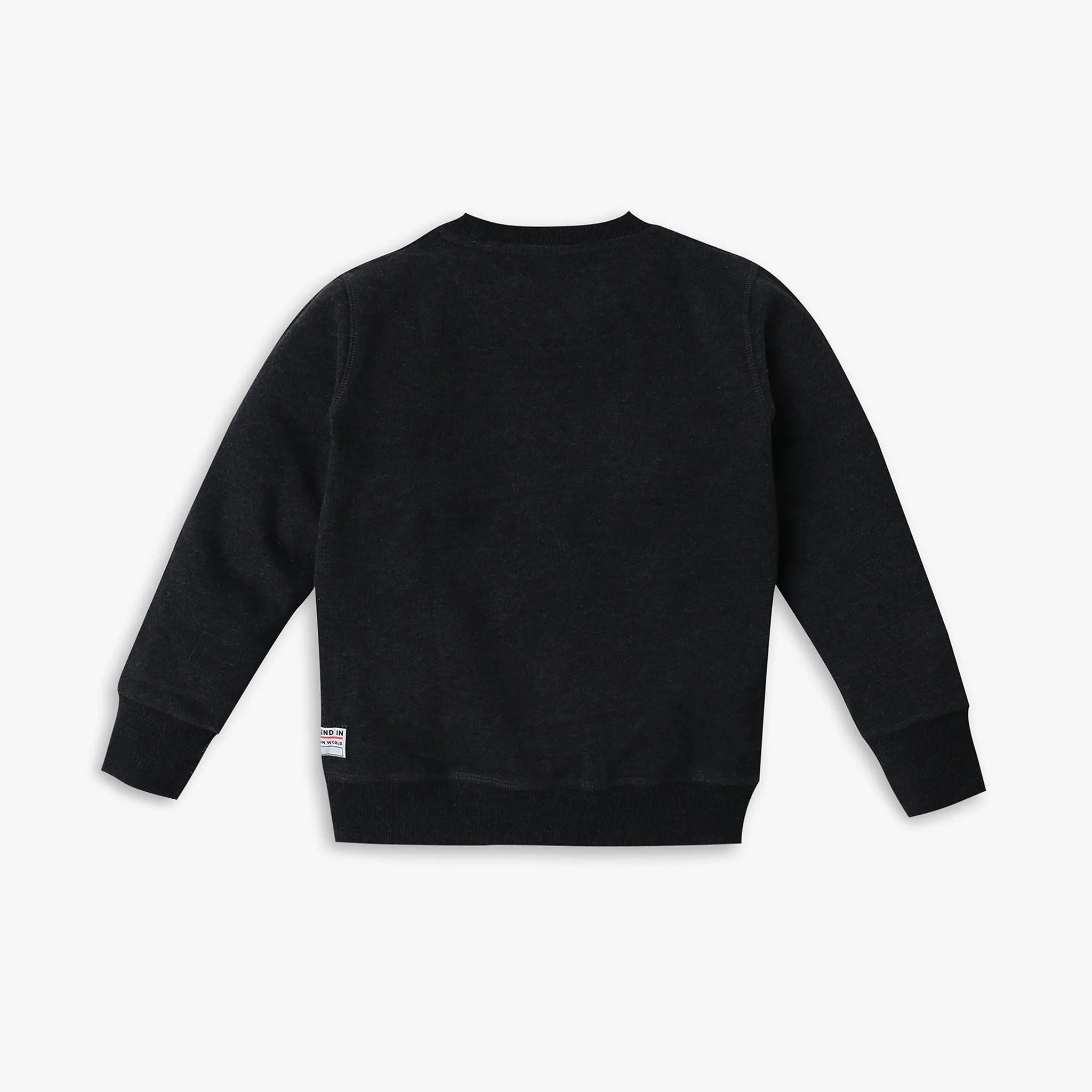 Boy's Regular Fit Solid Sweat Tees