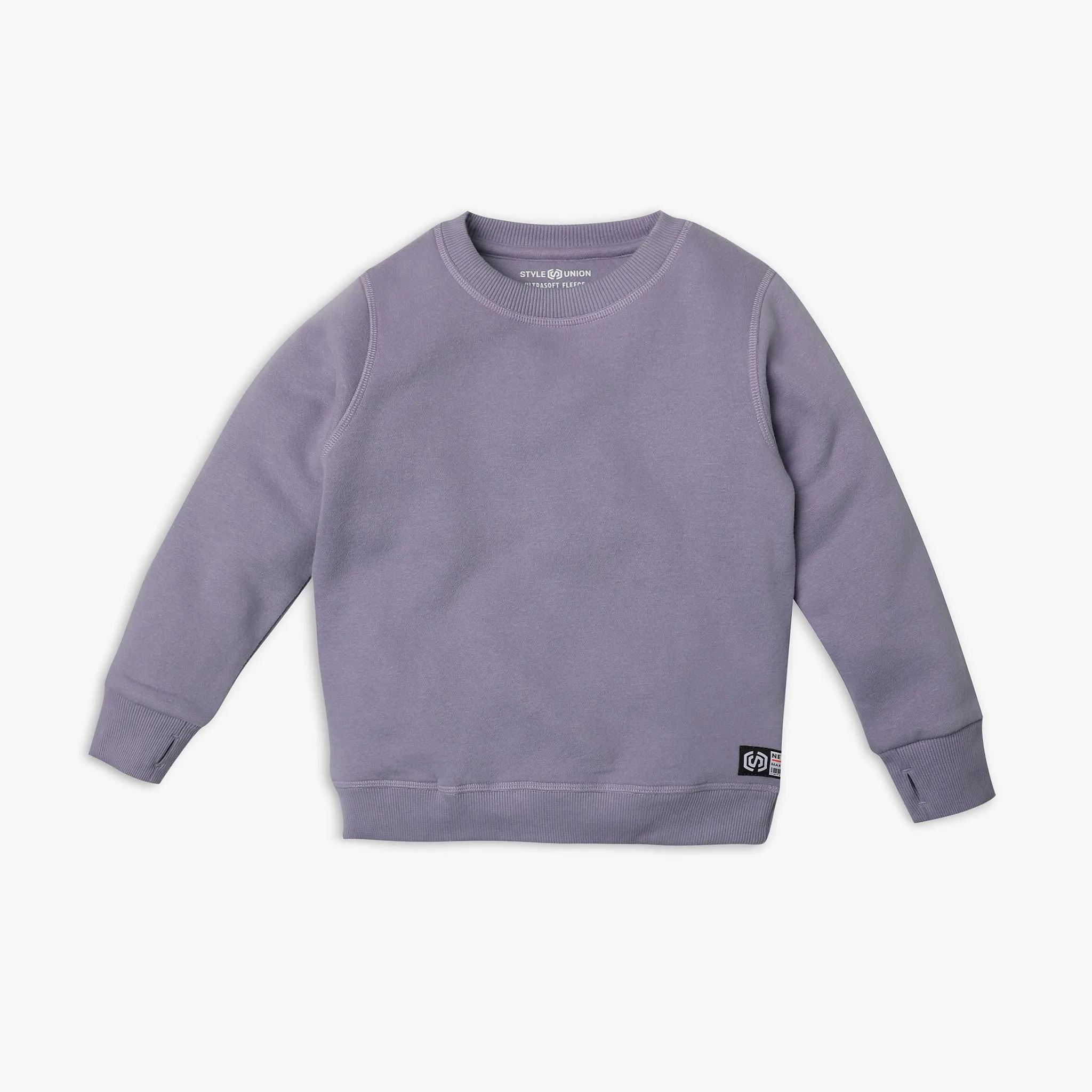 Boy's Regular Fit Solid Sweat Tees