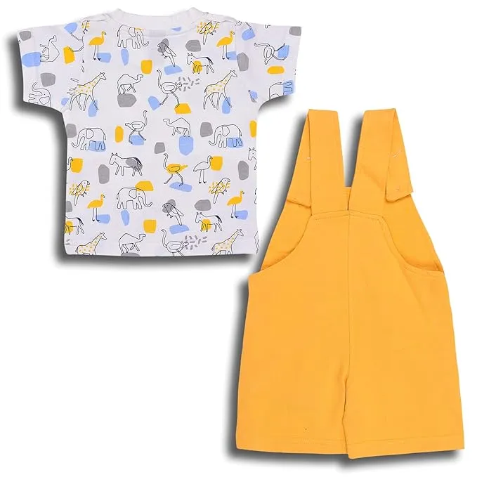 Boys T-shirt and Dungaree