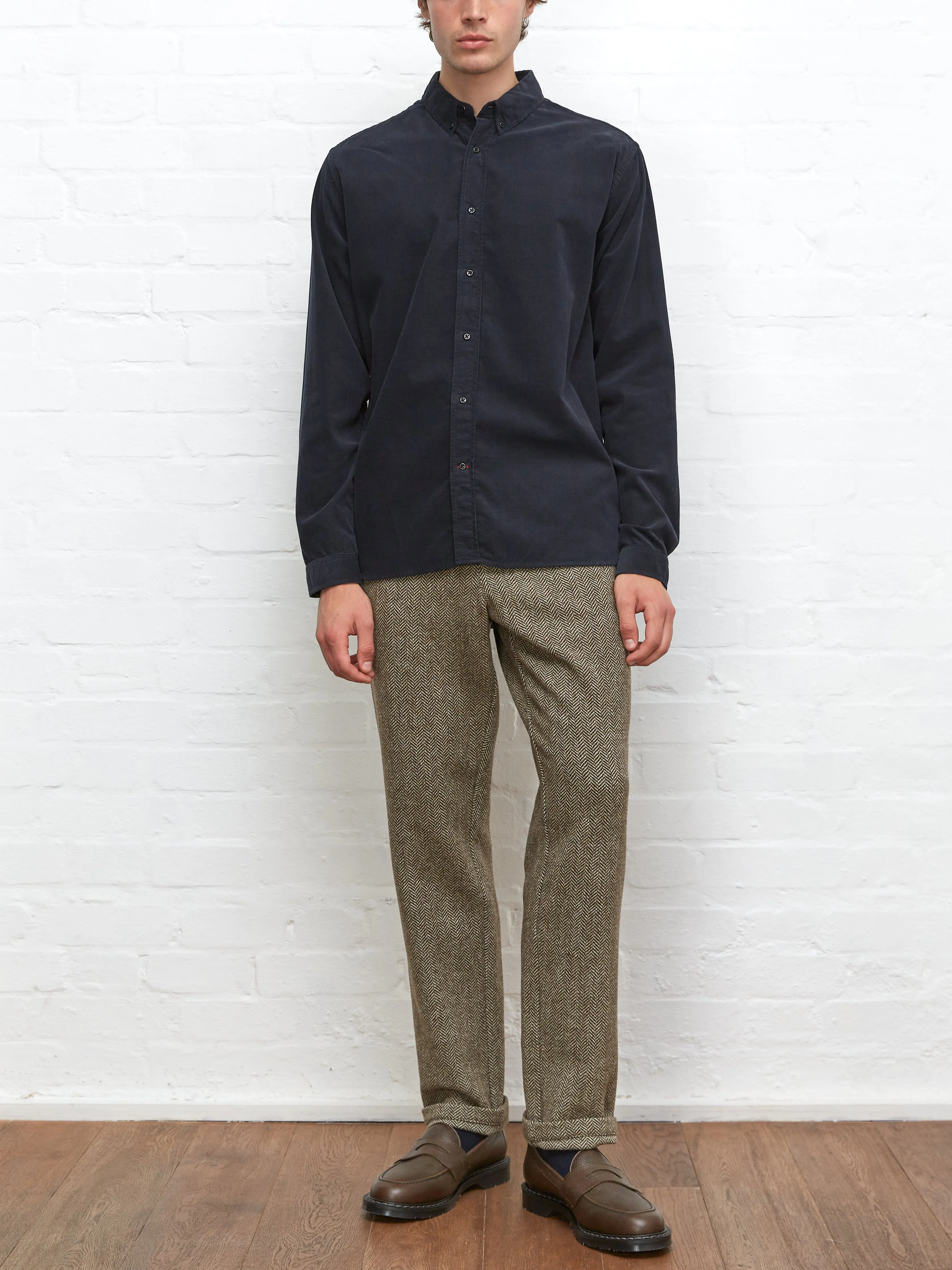 Brook Shirt Mersey Cord Navy