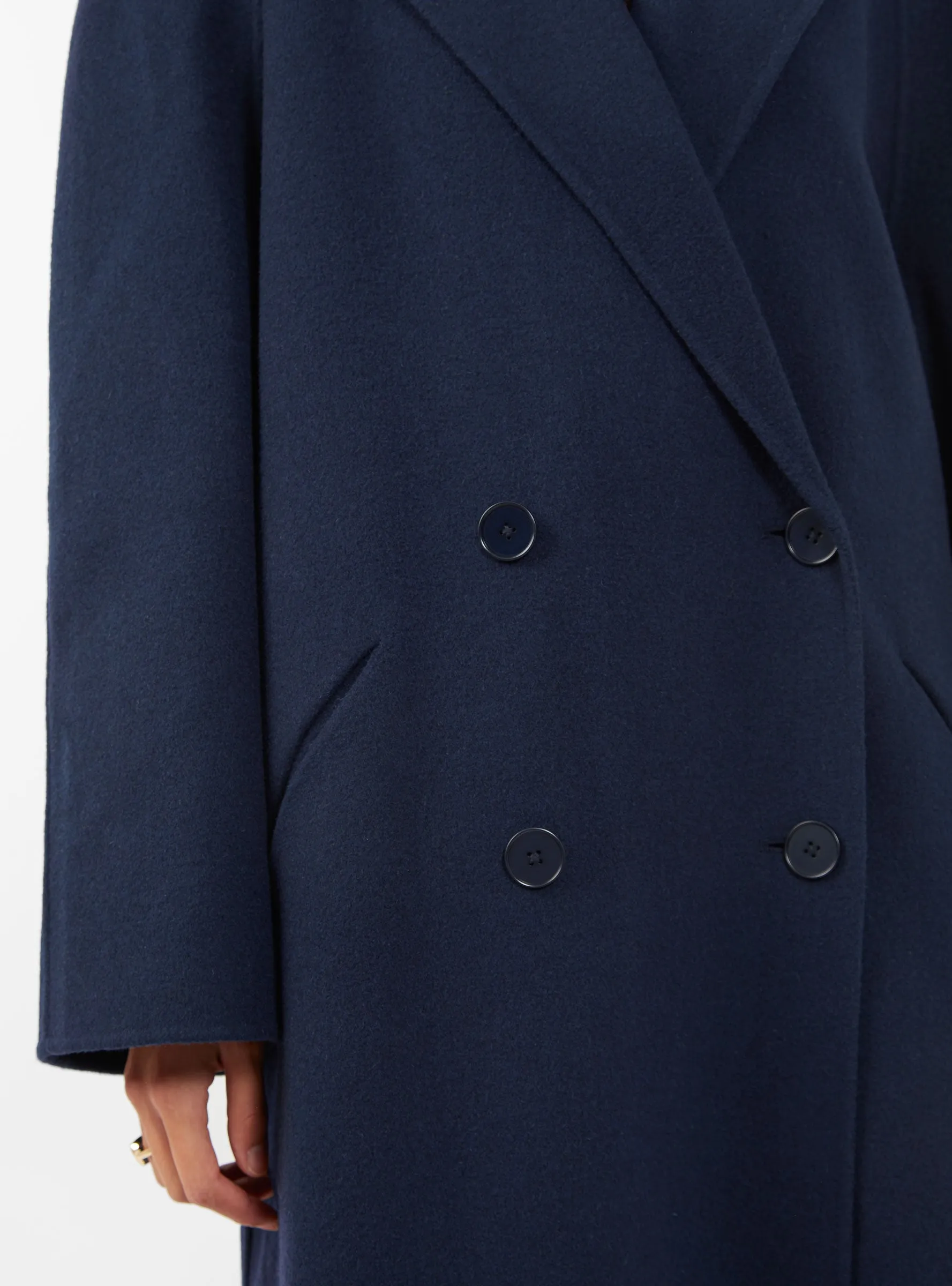 Calu Coat Dark Navy