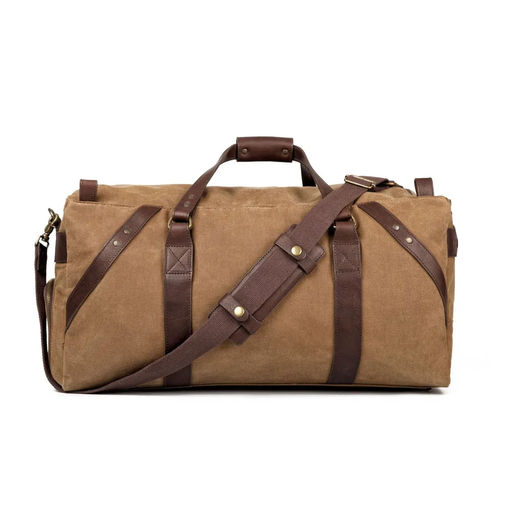 Campaign Waxed Canvas Large Duffle Bag