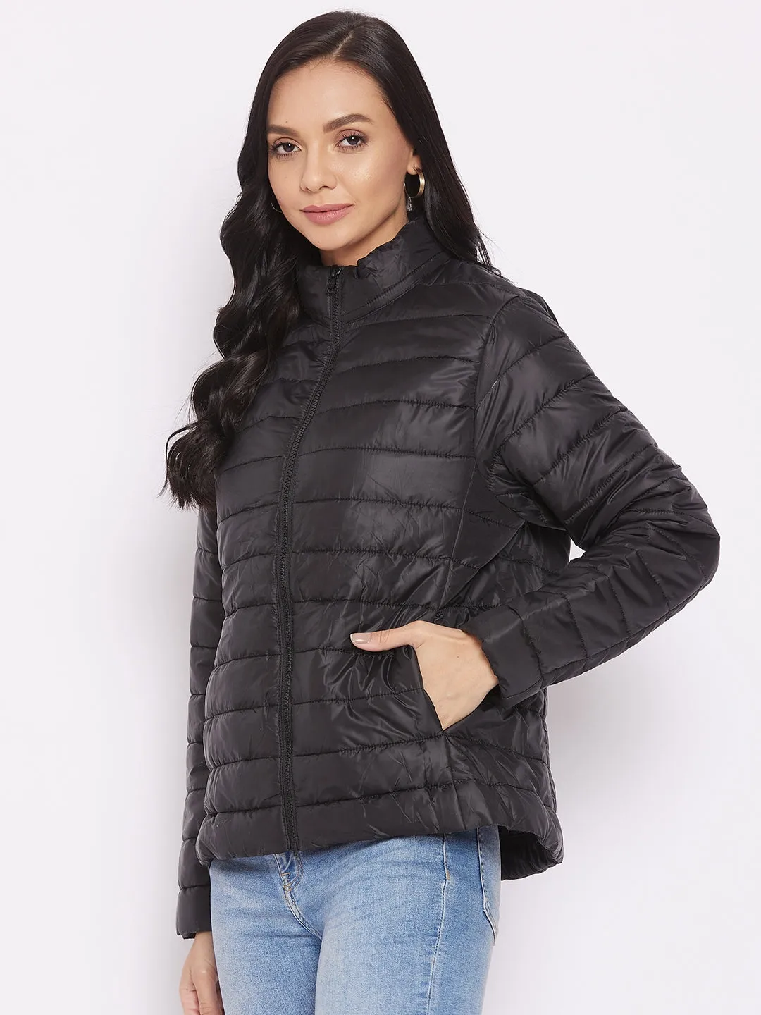 Cantabil Black Women's Jacket