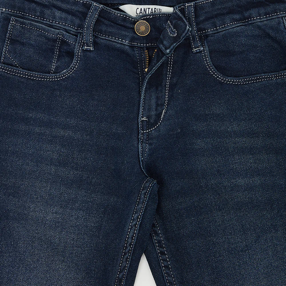 Cantabil Boy's Dirty Blue Denim