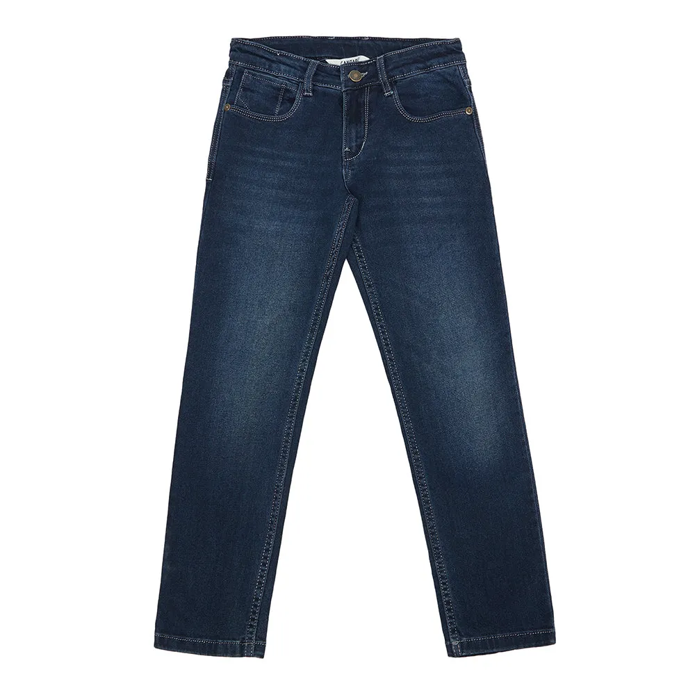 Cantabil Boy's Dirty Blue Denim