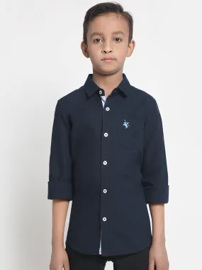 Cantabil Boys Navy Blue Shirt