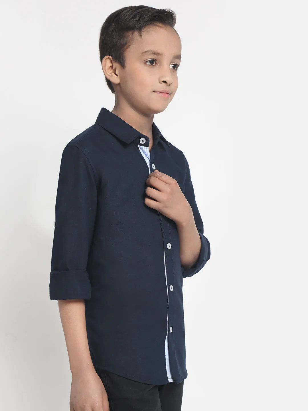 Cantabil Boys Navy Blue Shirt