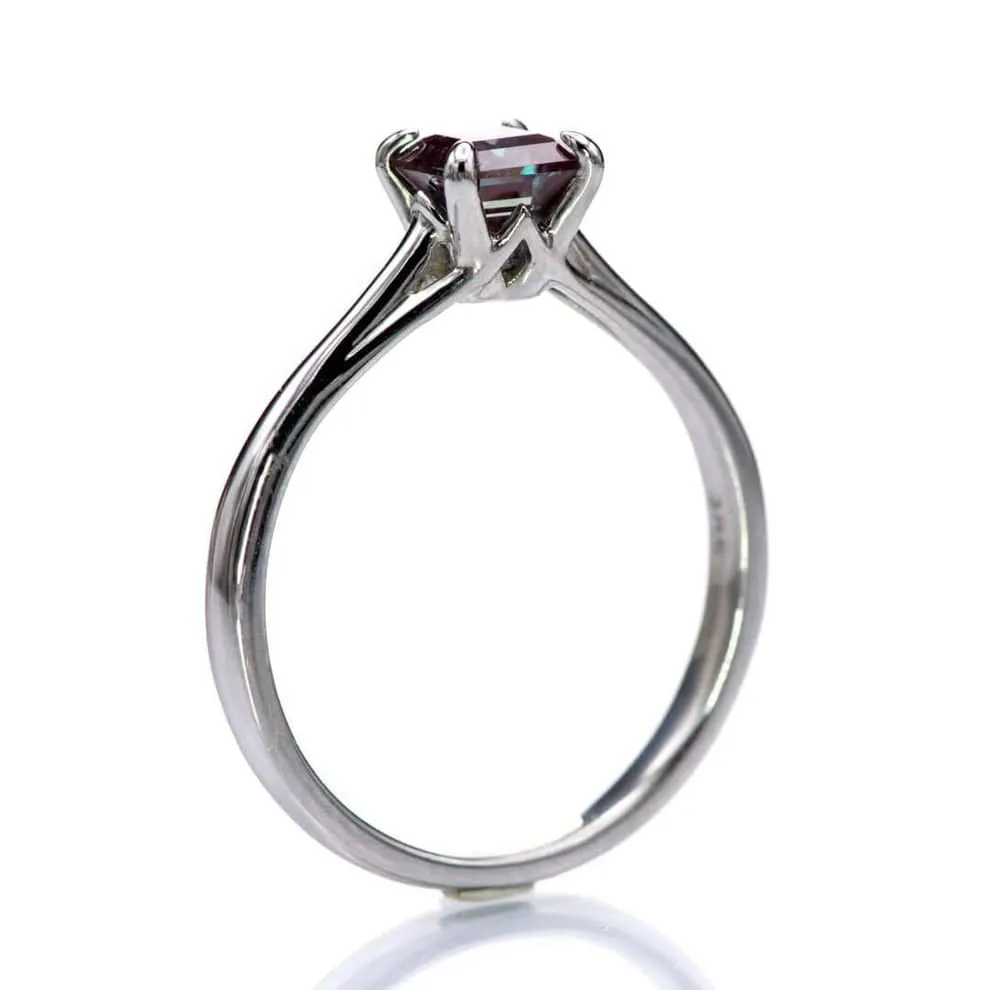 Cathryn Prong Set Cathedral Solitaire Engagement Ring - Setting only