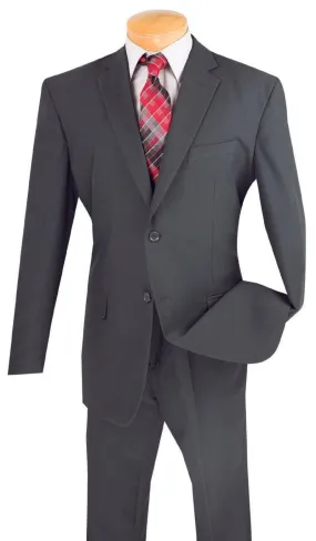 Charcoal Regular Fit 2 Piece Suit