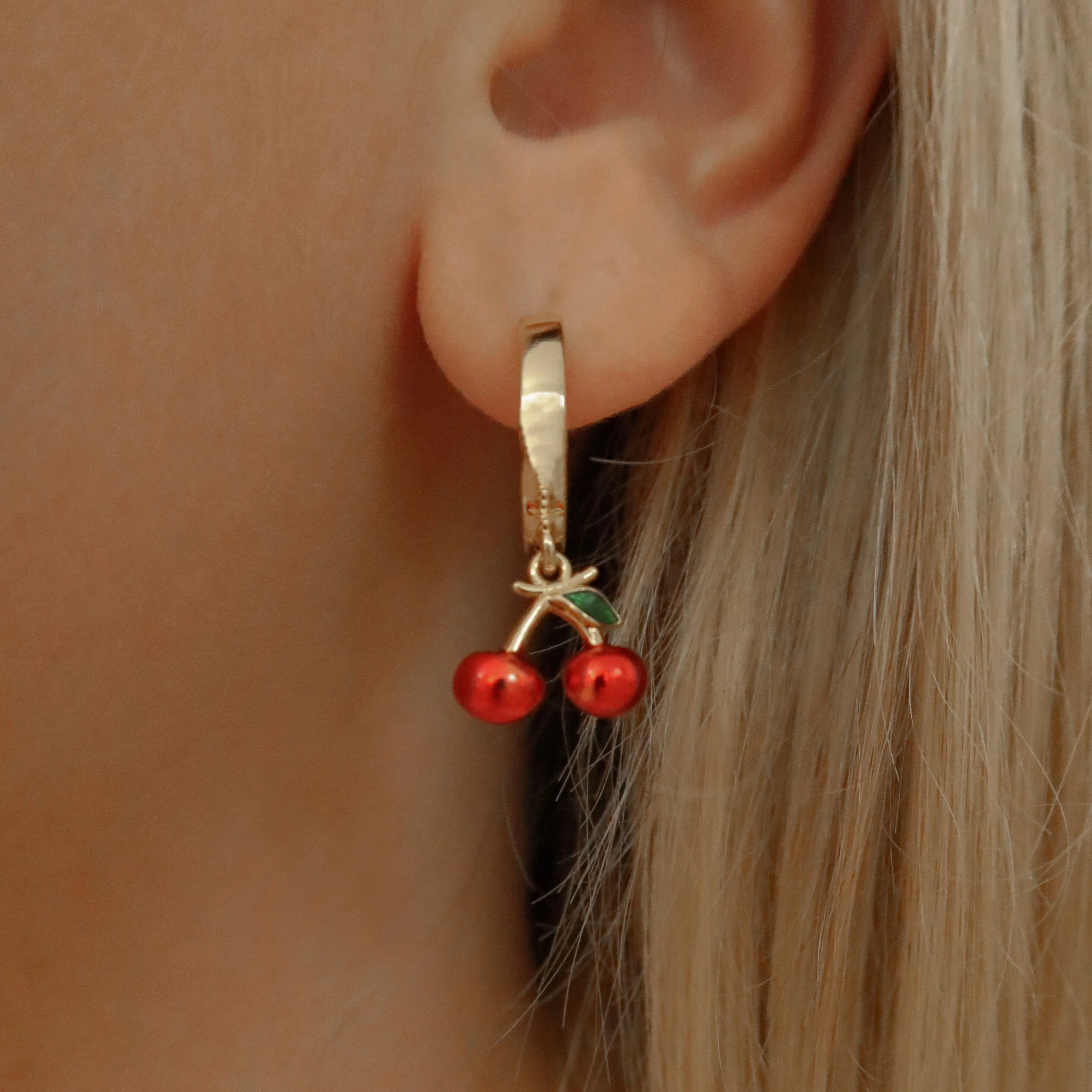 Cherry earrings