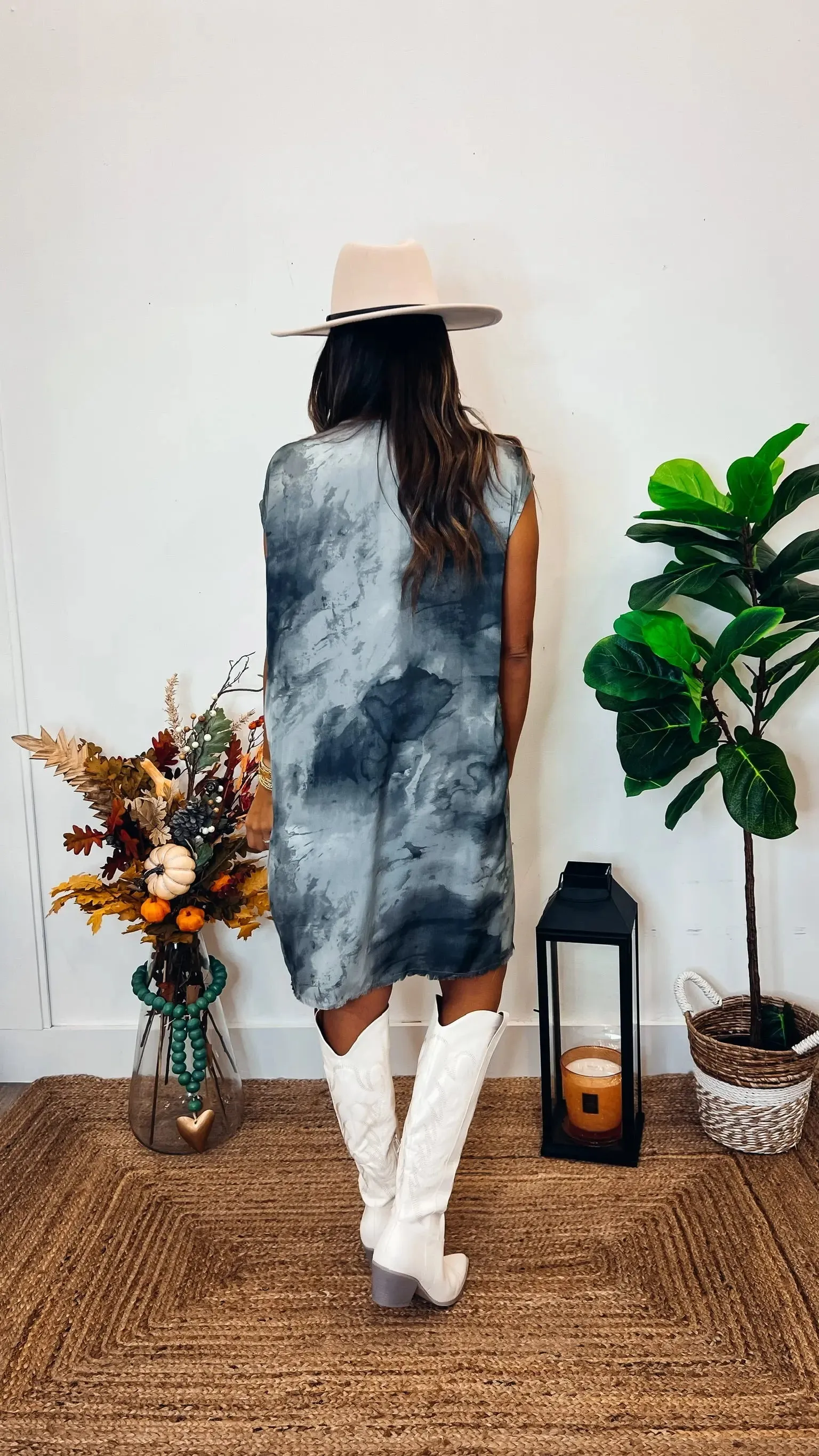 City Talk Smoke Dress