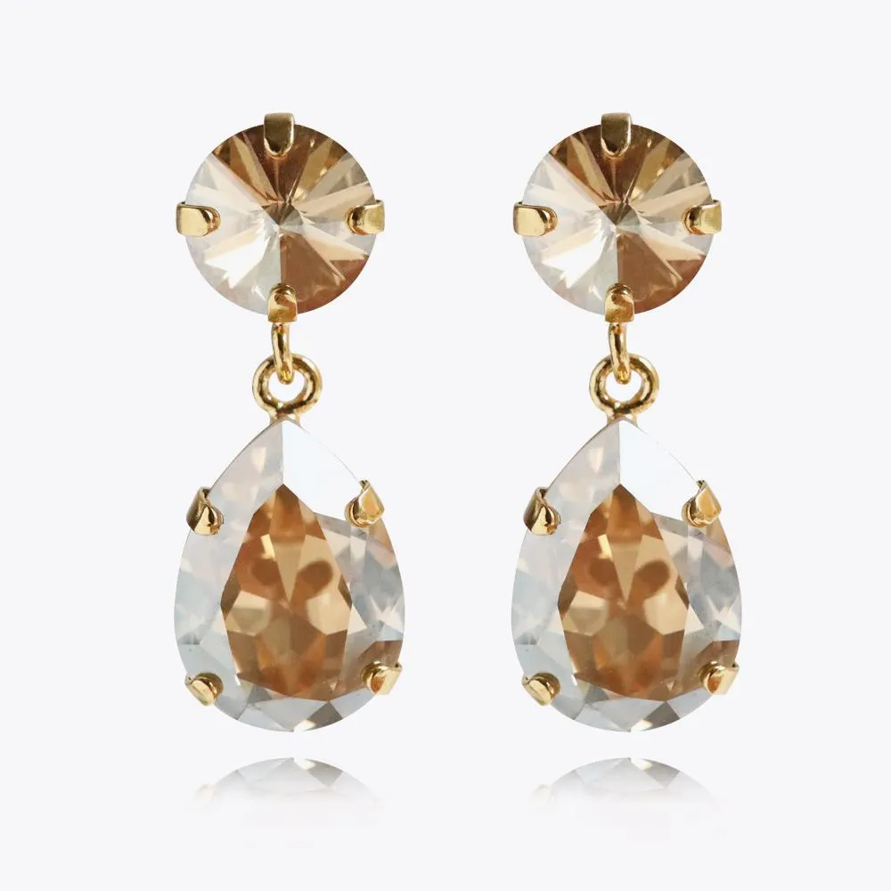 Classic Drop Earrings / Golden Shadow