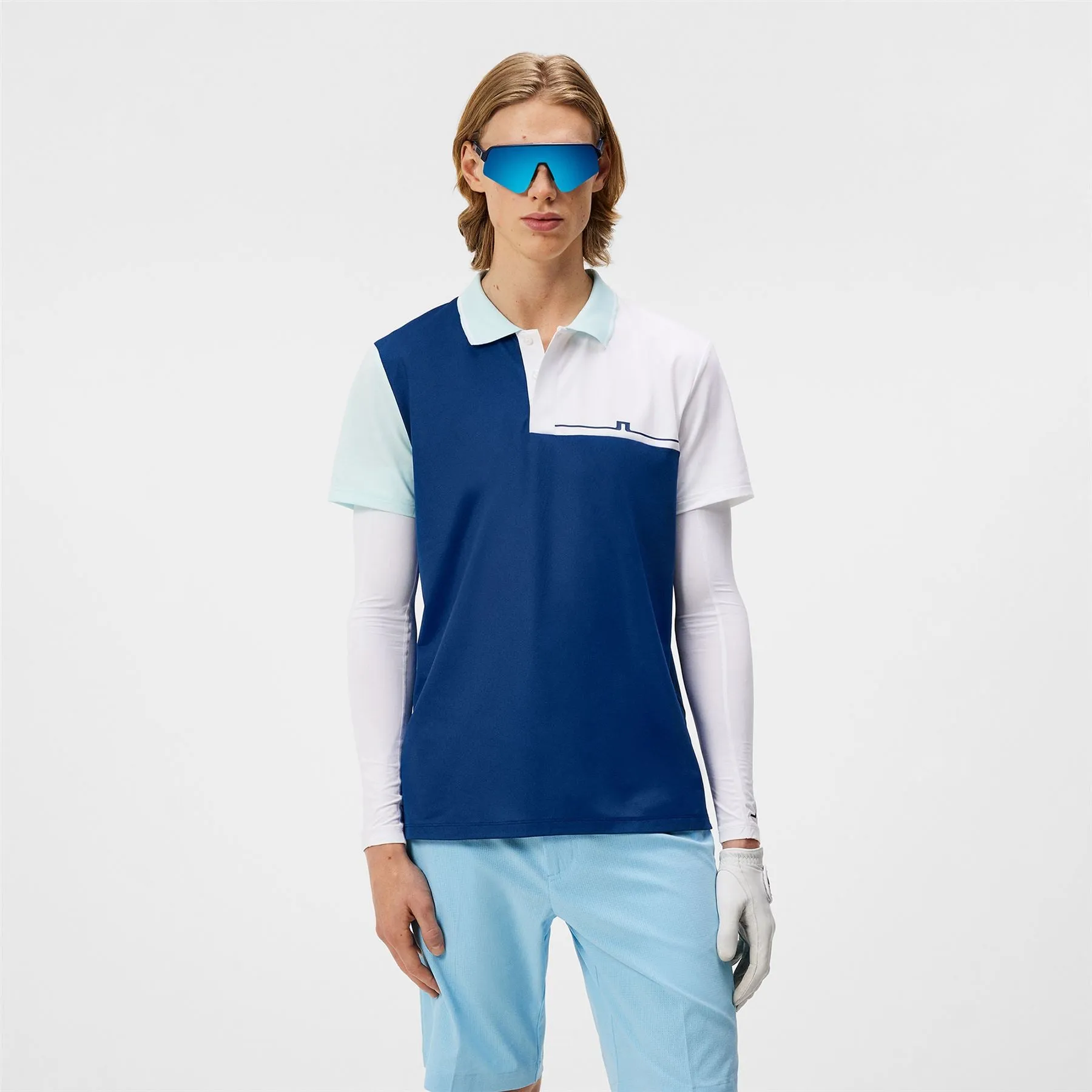 Cliff Regular Fit Soft Pique Polo Estate Blue - SS24