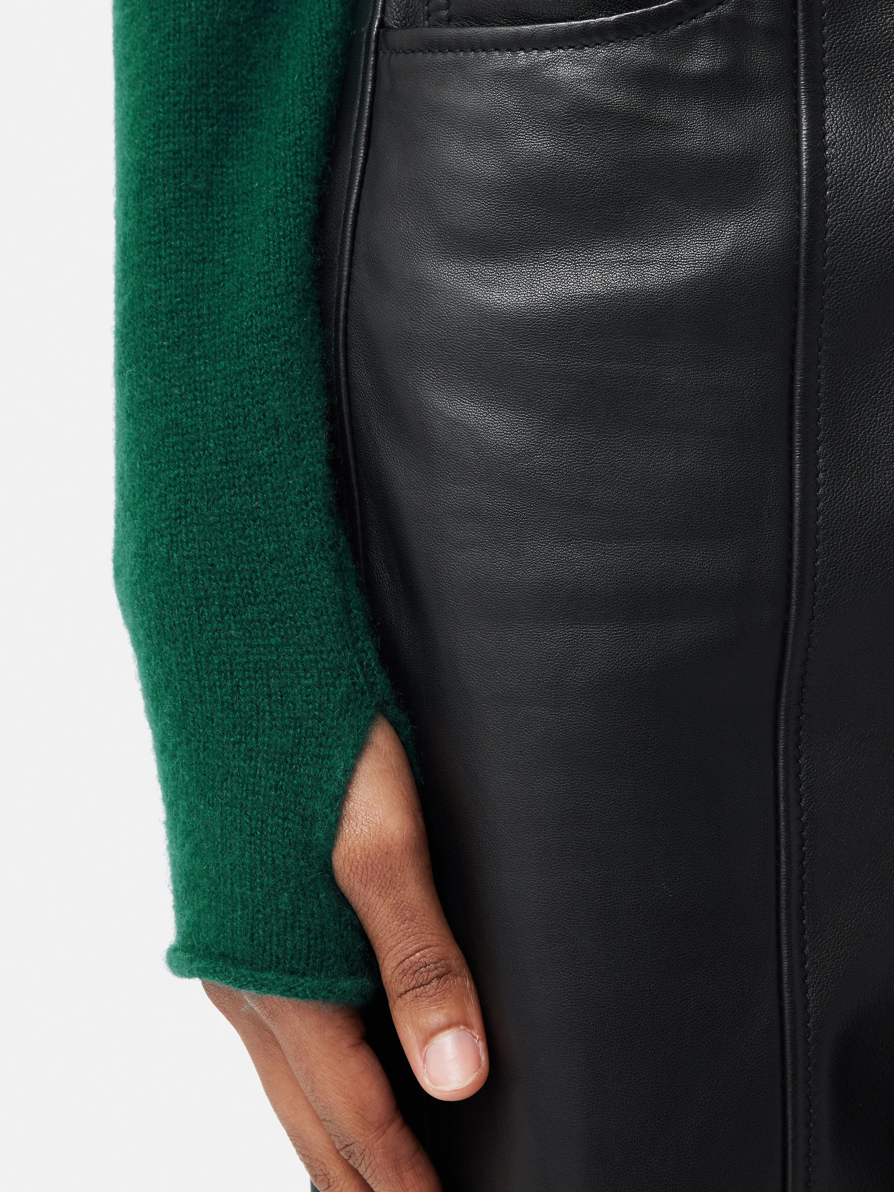 Cloud Cashmere Roll Neck | Dark Green