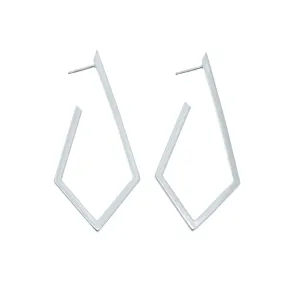 Cometa Statement Earrings - Silver