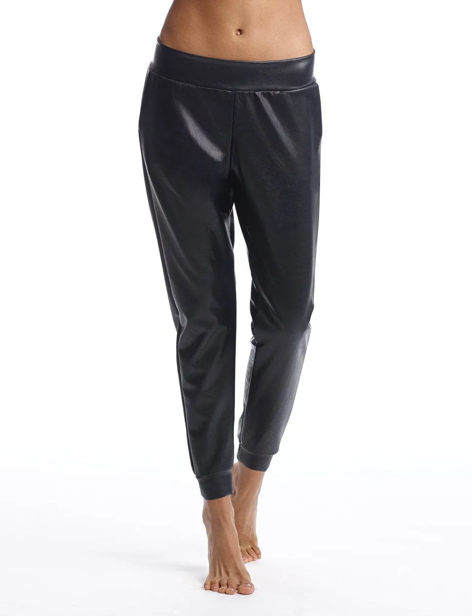 COMMANDO Faux Leather Jogger