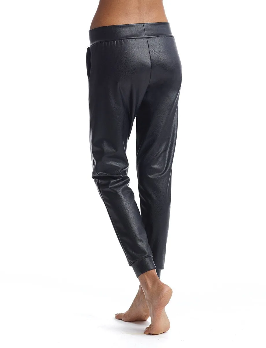 COMMANDO Faux Leather Jogger