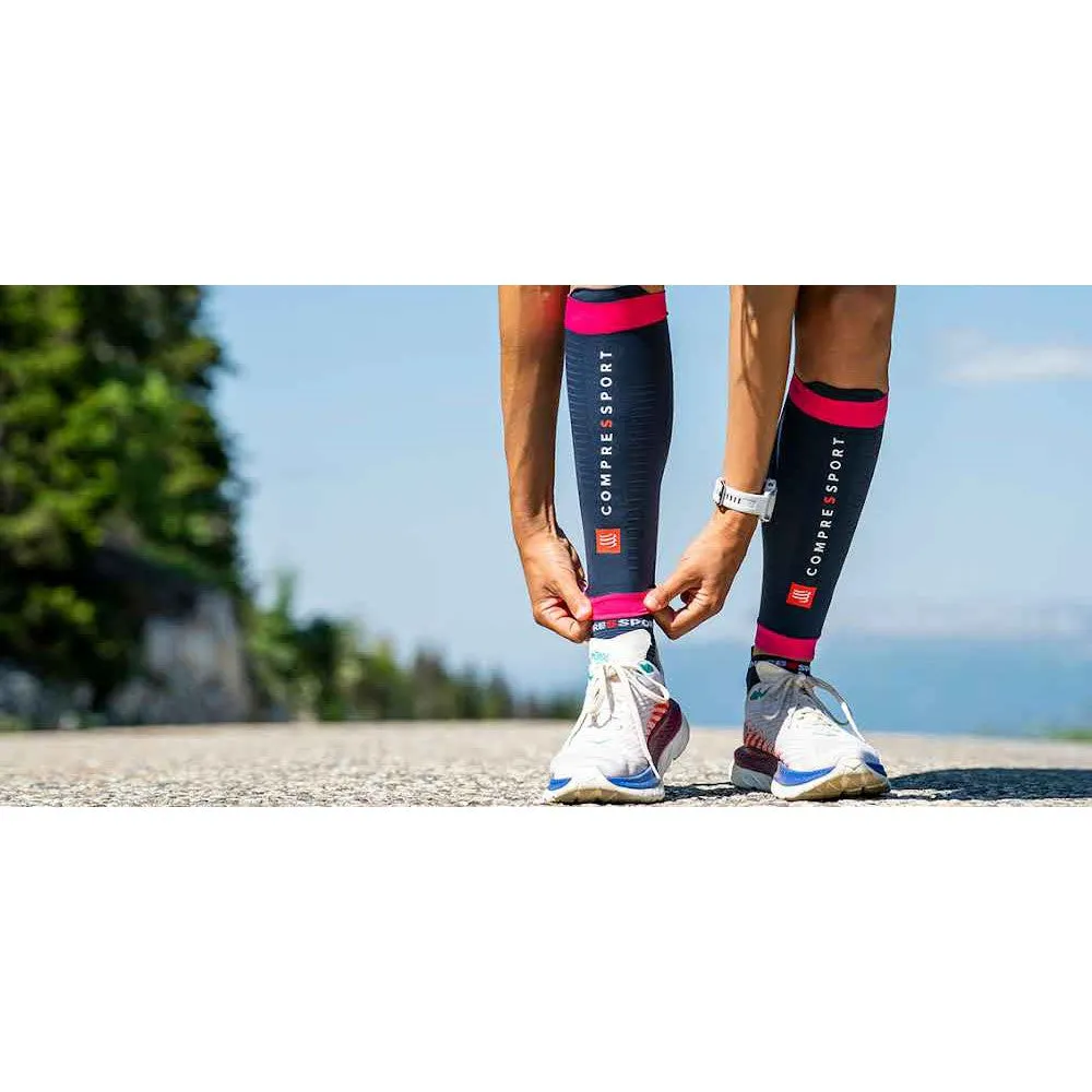 Compressport Calf Sleeve R2 3.0 - Mood Indigo/Magenta