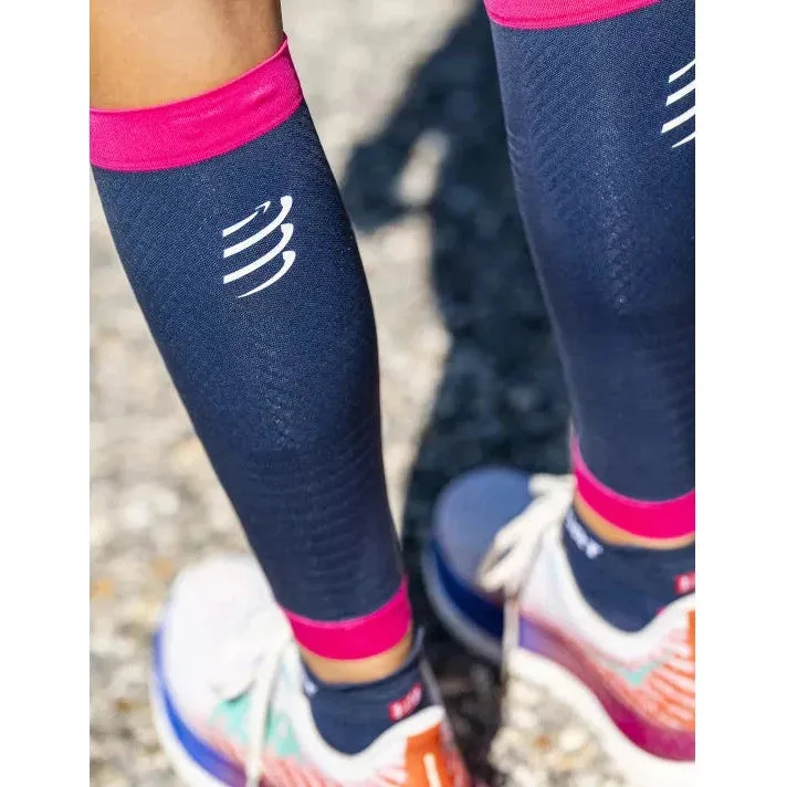 Compressport Calf Sleeve R2 3.0 - Mood Indigo/Magenta