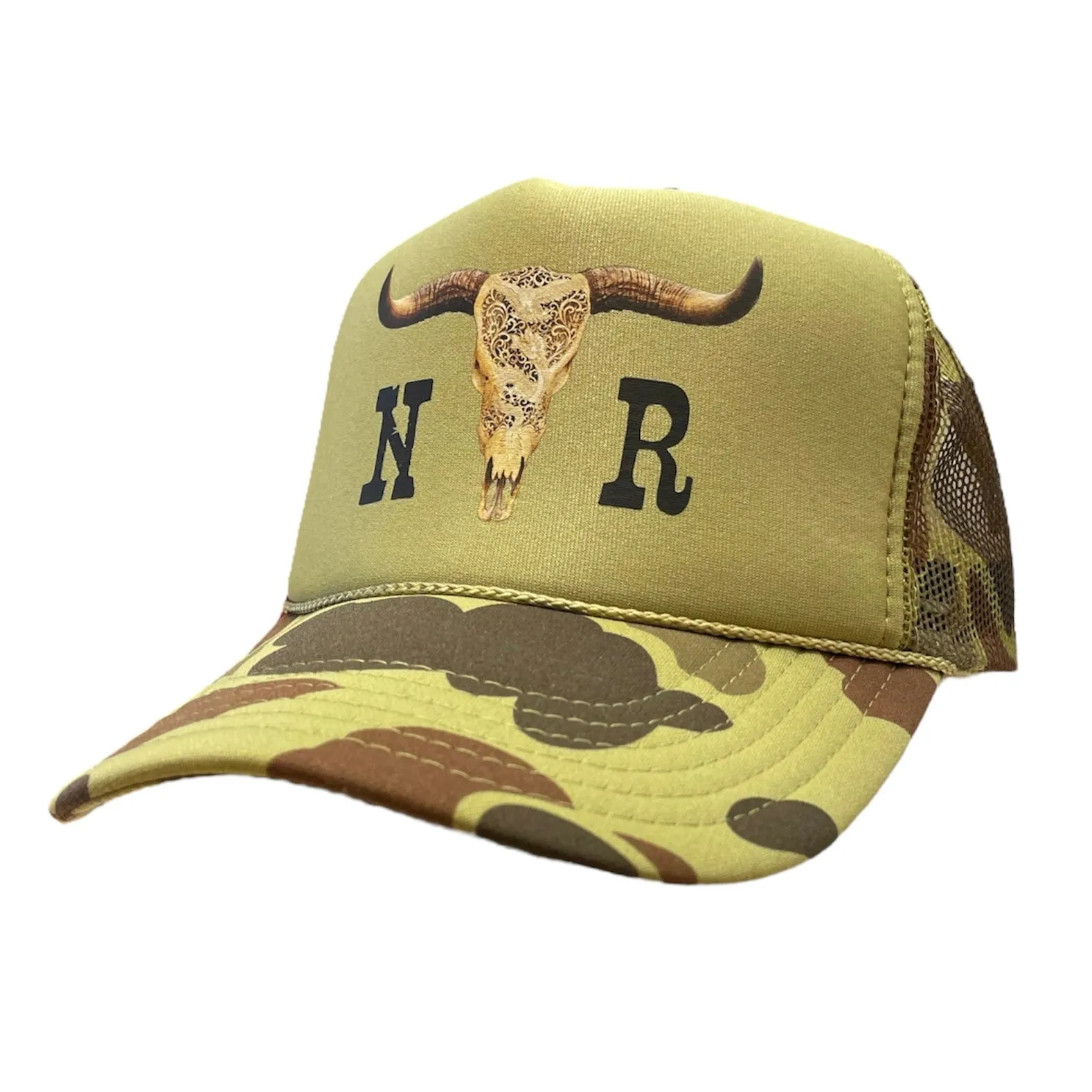 Cow Skull Trucker Hat