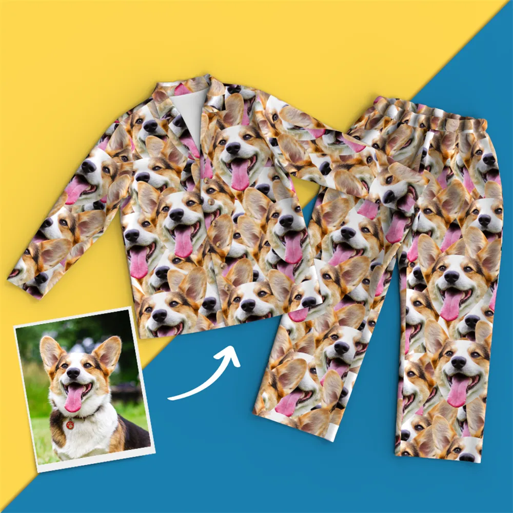 Custom Face All Over Printing Homewear, tops, pants, pajamas sets for men/women