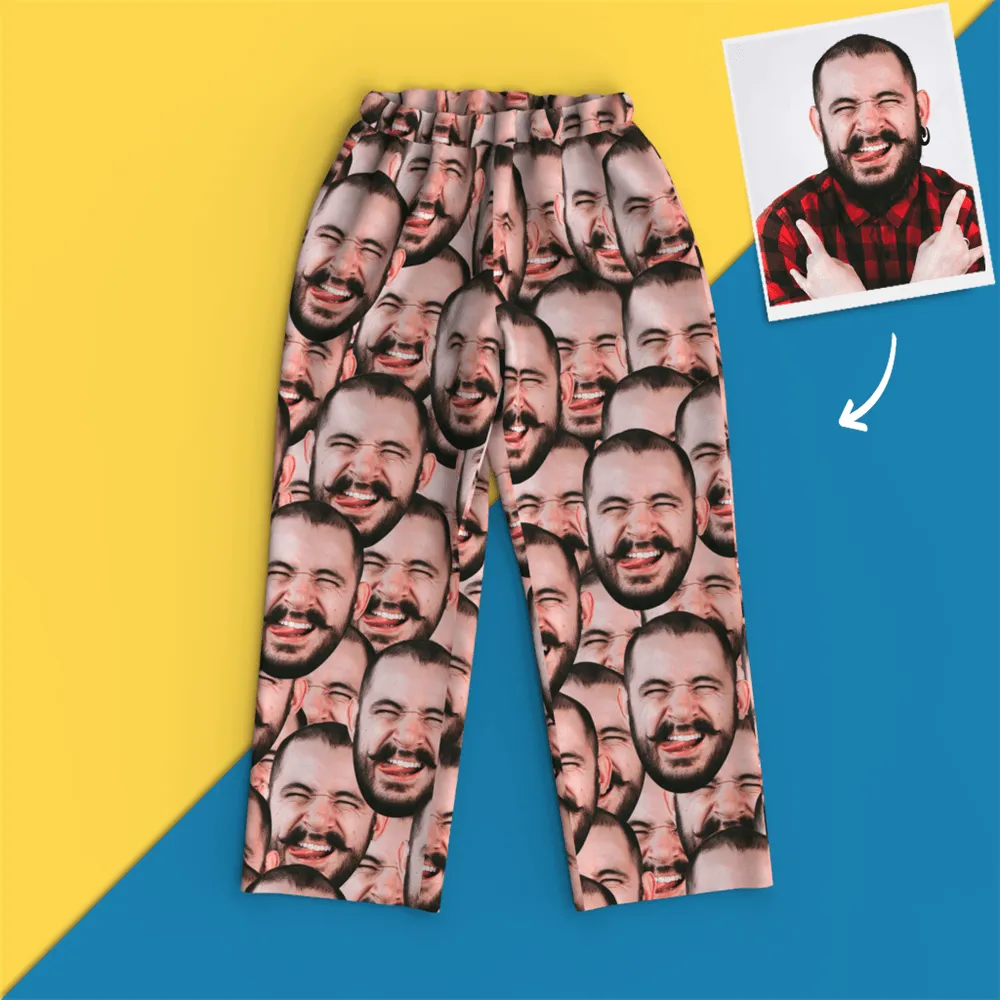 Custom Face All Over Printing Homewear, tops, pants, pajamas sets for men/women