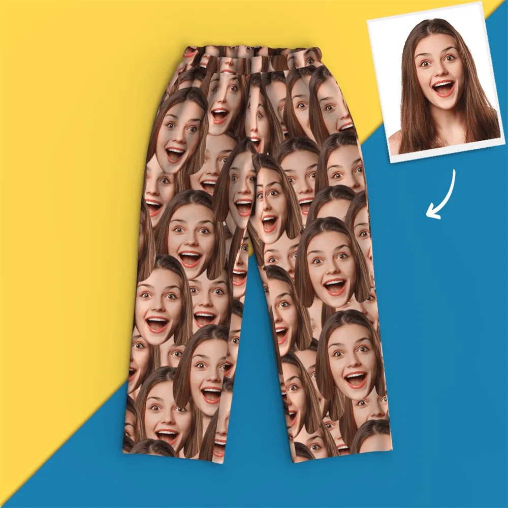 Custom Face All Over Printing Homewear, tops, pants, pajamas sets for men/women