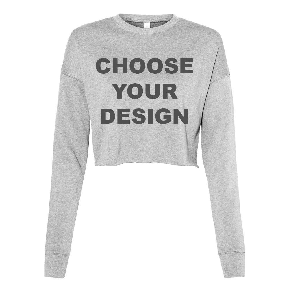 Custom Women's Cropped Sweatshirt