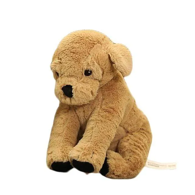 Cute dog plush toy life like labrador puppy soft doll stuffed real life animal lying position dog pillow kids toys birthday gift